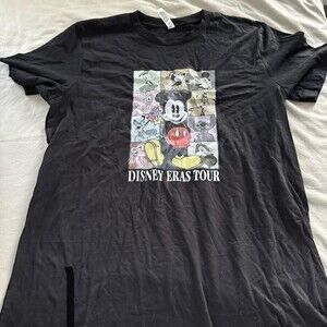 Disney Eras Tour Black T Shirt C 2 E 8